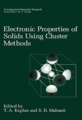 book Electronic properties of solids using cluster methods