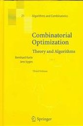 book Combinatorial optimization : theory and algorithms