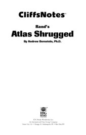 book CliffsNotes Rand's Atlas shrugged