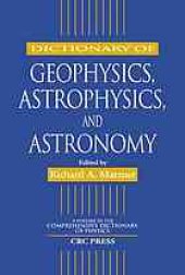 book Dictionary of geophysics, astrophysics, and astronomy