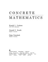 book Concrete mathematics : a foundation for computer science