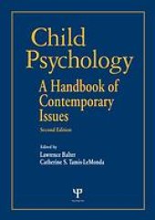 book Child psychology : a handbook of contemporary issues