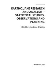 book Earthquake research and analysis : statistical studies, observations and planning