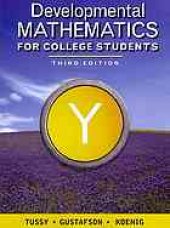 book Developmental mathematics for college students