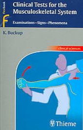 book Clinical tests for the musculoskeletal system : examinations - signs - phenomena