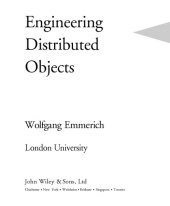 book Engineering distributed objects