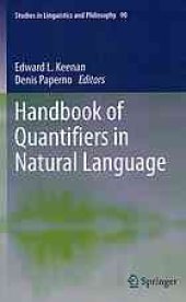 book Handbook of quantifiers in natural language