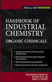 book Handbook of industrial chemistry : organic chemicals