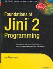 book Foundations of Jini 2 programming