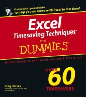 book Excel timesaving techniques for dummies