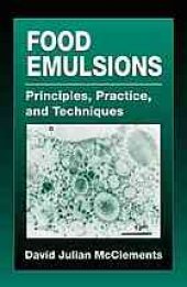 book Food emulsions : principles, practice, and techniques