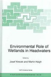 book Environmental role of wetlands in headwaters