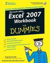 book Excel 2007 workbook for dummies