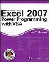 book Excel 2007 power programming with VBA