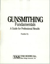 book Gunsmithing fundamentals : a guide for professional results