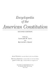 book Encyclopedia of the American Constitution