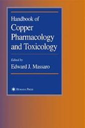 book Handbook of copper pharmacology and toxicology