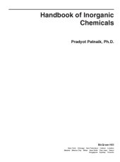 book Handbook of inorganic chemicals