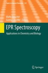 book EPR Spectroscopy: Applications in Chemistry and Biology