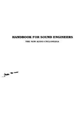 book Handbook for sound engineers : the new audio cyclopedia