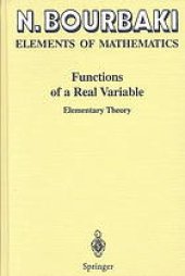 book Functions of a real variable : elementary theory