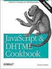 book JavaScript and DHTML cookbook