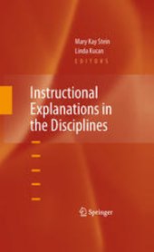 book Instructional explanations in the disciplines