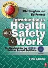 book Introduction to health and safety at work