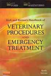 book Kirk and Bistner's handbook of veterinary procedures and emergency treatment