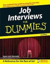 book Job interviews for dummies