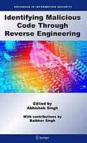 book Identifying malicious code through reverse engineering