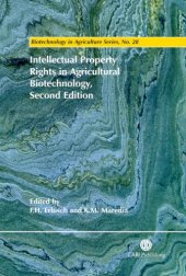 book Intellectual property rights in agricultural biotechnology