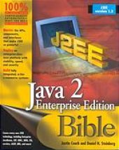 book Java 2 Enterprise edition Bible