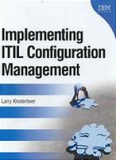 book Implementing ITIL configuration management