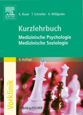 book Medizinische Psychologie, medizinische Soziologie : Kurzlehrbuch zum Gegenstandskatalog