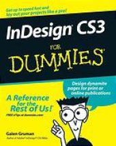 book InDesign CS3 for dummies