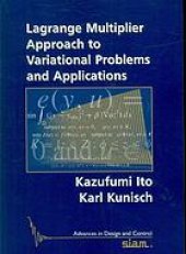 book Lagrange multiplier approach to variational problems and applications