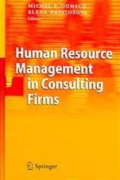 book Human resource management in consulting firms