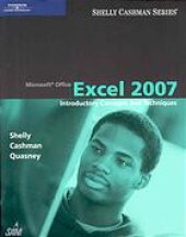 book Microsoft Office Excel 2007 : introductory concepts and techniques