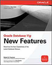 book Oracle database 11g : new features