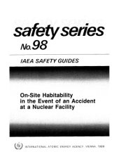 book On-site habitability in the event of an accident at a nuclear facility : guidance for assessment and improvement