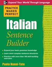 book Practice makes perfect Italian sentence builder