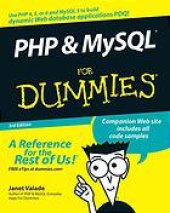 book PHP & MySQL for dummies