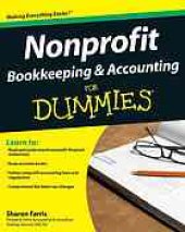 book Nonprofit Bookkeeping & Accounting FOR DUMMIES