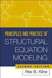 book Principles and practice of structural equation modeling