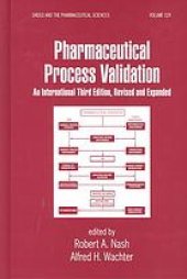 book Pharmaceutical process validation