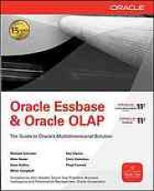 book Oracle Essbase & Oracle OLAP : the guide to Oracle's multidimensional solution