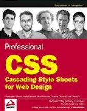 book Professional CSS : cascading style sheets for Web design