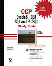 book OCP : Oracle8i DBA SQL and PL/SQL study guide