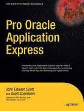 book Pro Oracle application express